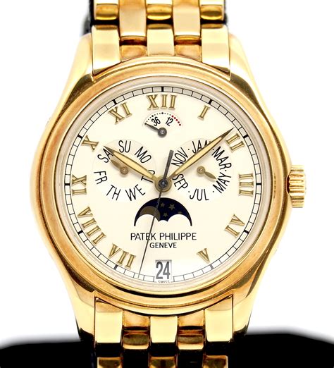 Patek Philippe Annual Calendar Moonphase 18K Yellow Gold 